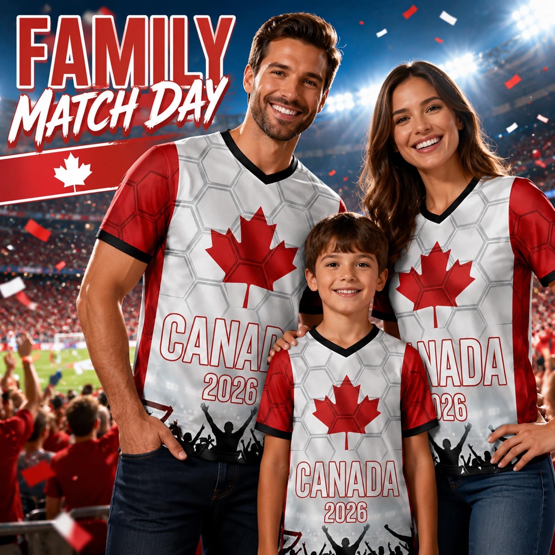 Summer Clothing Canada - 2026 캐나다 축구 유니폼 캐나다 팬