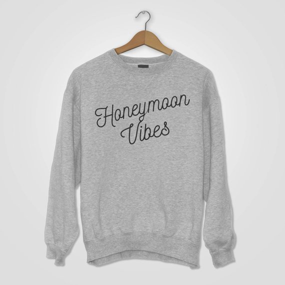 Summer Jumper Clothing - Sugarbaby 허니문 바이브 스웨트 웨딩 선물