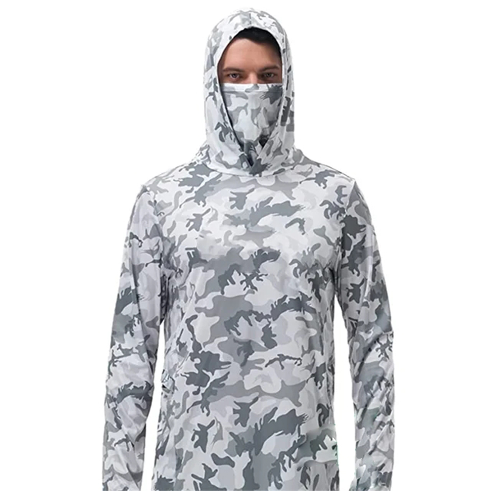 Summer Clothing Long Sleeve - 여름 낚시용 후드티 남성용 저지 카모플라주