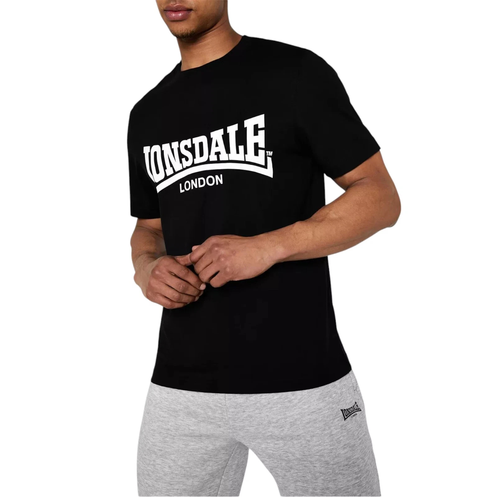 Summer Clothing Essentials Women - Lonsdale 남성 T 셔츠 에센셜 로고