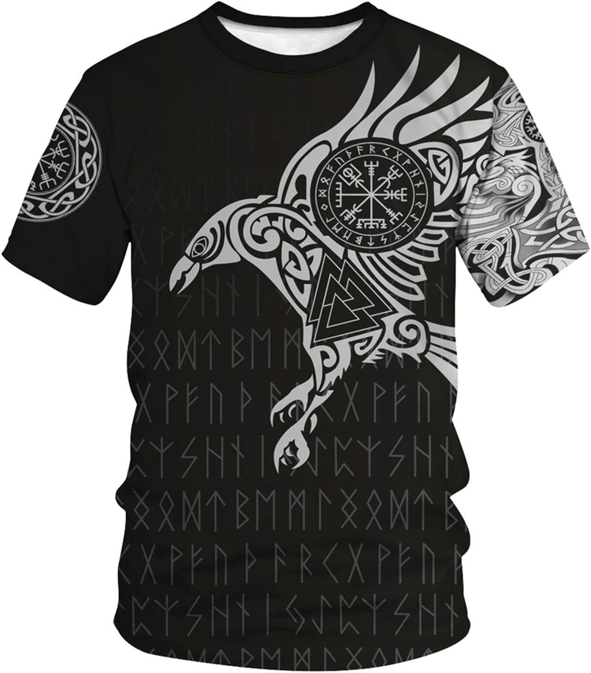 Summer Viking Clothing - 남성용 바이킹 티셔츠, 노벨티 3D 프린트,
