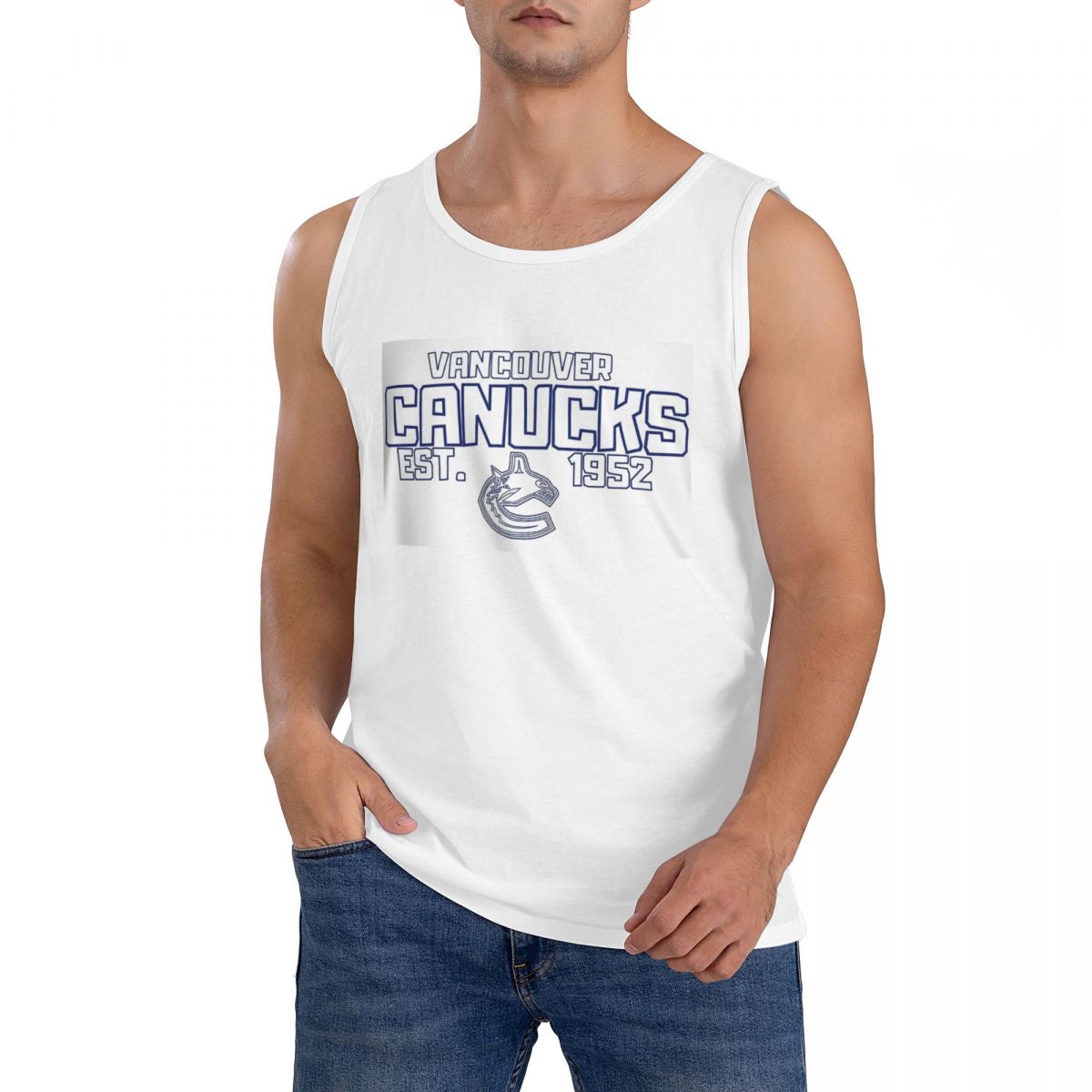 Summer Clothing Canada - 100% 코튼 밴쿠버 Canucks 하키 캐나다