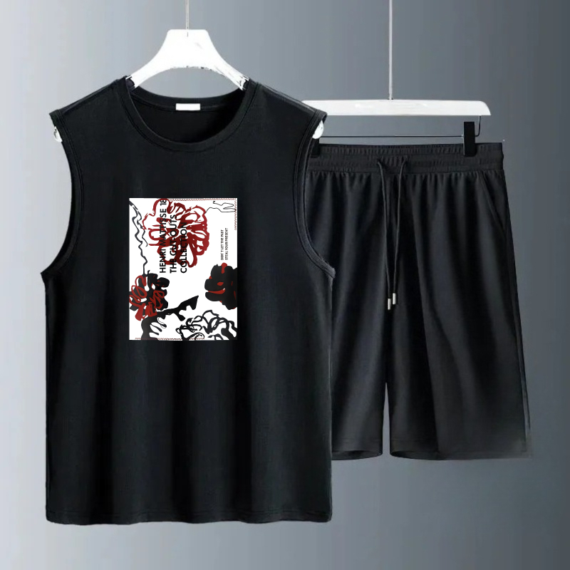 Summer Clothing Mens - 남성용 탱크탑 세트 2026 여름 빠른