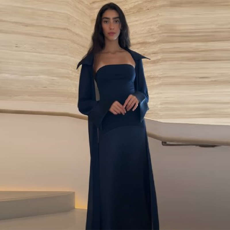 Summer Clothing Women Sale - 레트로 엘레강스 가운, 단정한 새틴 섹시