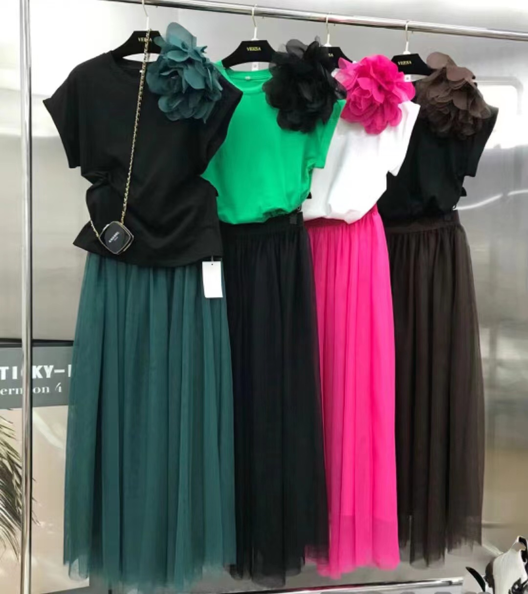 2025년 여름 투피스 드레스 세트 여성 꽃무늬 스티치 - Summer Clothing Women Sale 리뷰 및 가격
