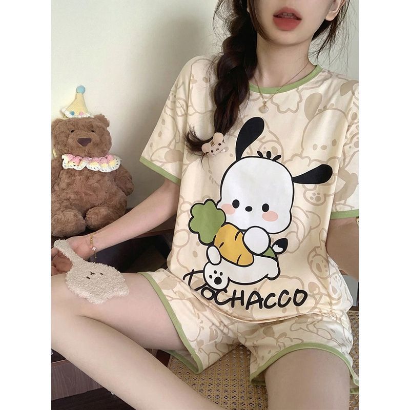 잠옷 베스트셀러 포차코 새로운 여름 귀여운 여성용 반팔 - Summer Clothes 리뷰 및 가격