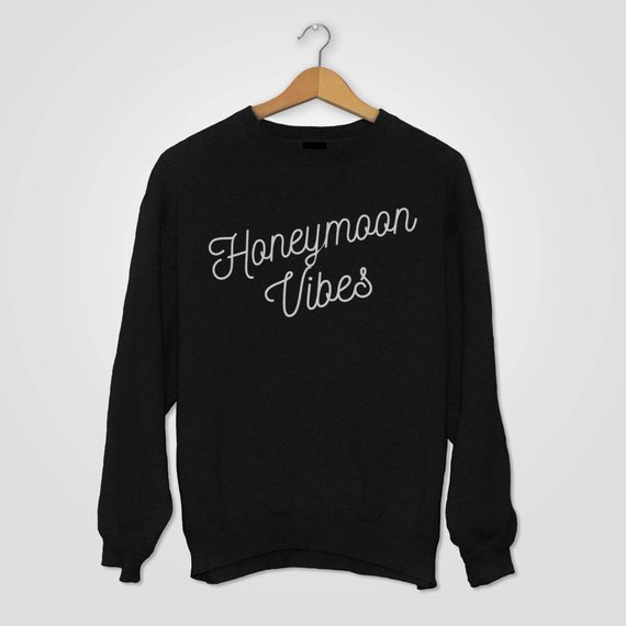 Sugarbaby 허니문 바이브 스웨트 웨딩 선물 휴일 - Summer Jumper Clothing 리뷰 및 가격