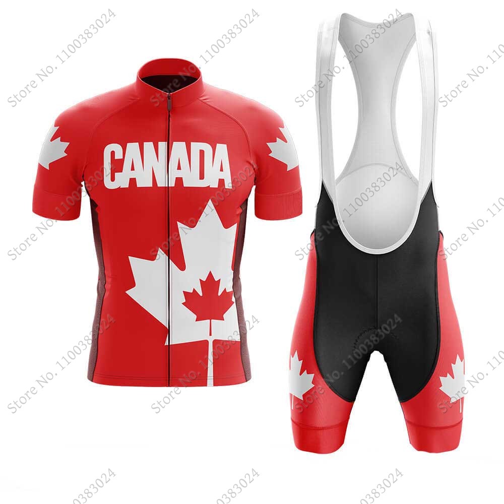 캐나다 대표팀 사이클링 저지 세트, 단풍잎 의류, 로드 - Summer Clothing Canada 리뷰 및 가격