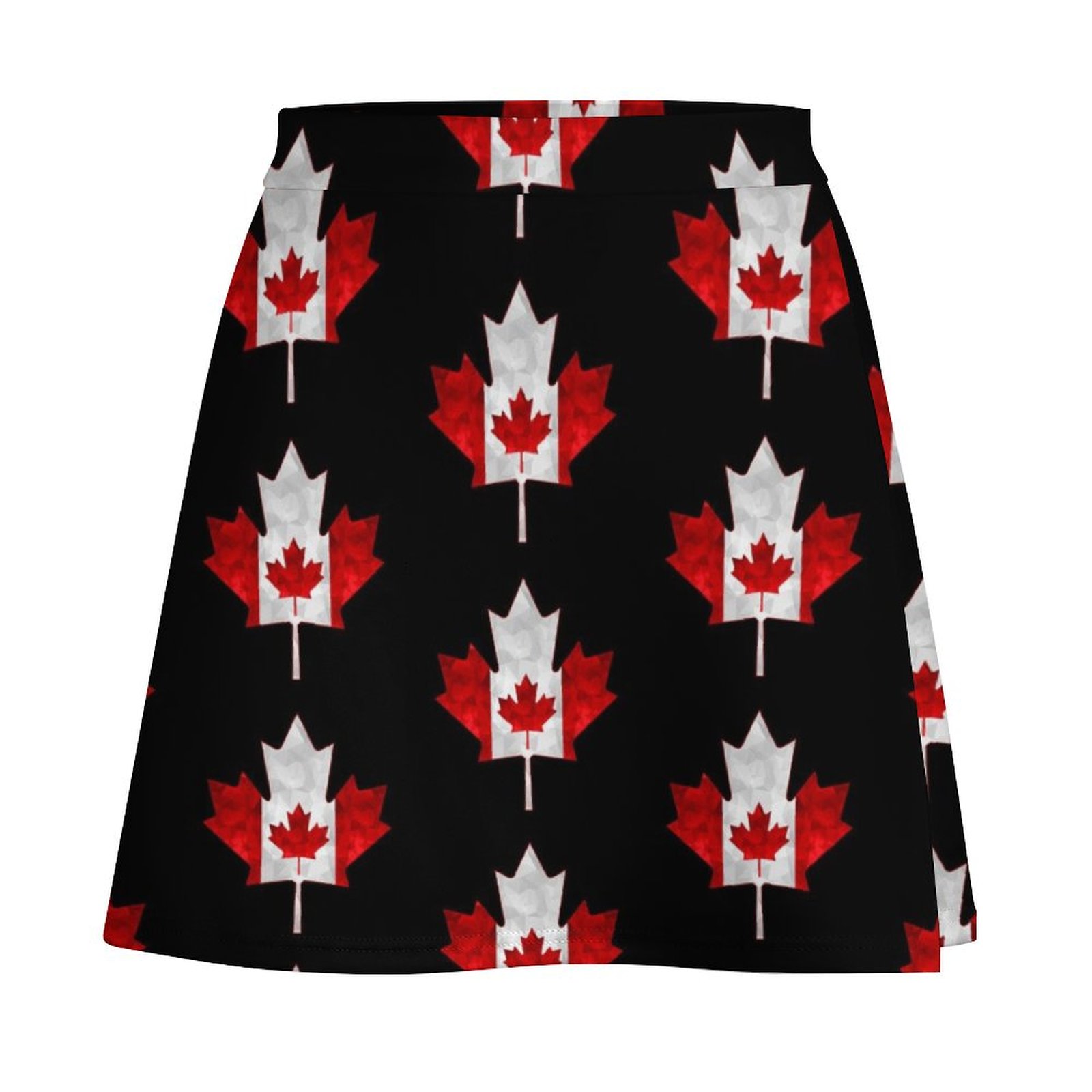 캐나다 메이플 리프 기하학 그래픽 미니 스커트 여름 여 - Summer Clothing Canada 리뷰 및 가격
