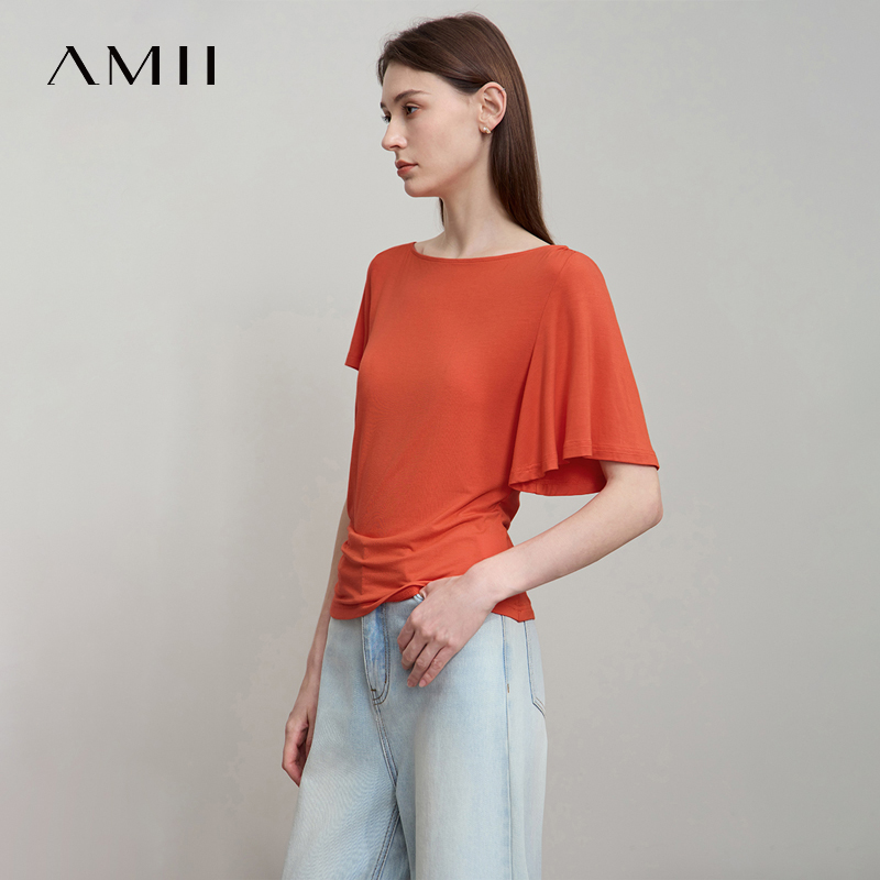 AMII 미니멀리스트 여성 슬림핏 티셔츠 2026 여름 - Summer Clothing Drop 리뷰 및 가격