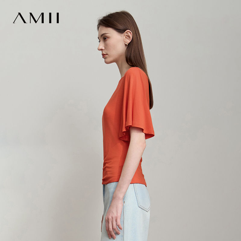 AMII 미니멀리스트 여성 슬림핏 티셔츠 2026 여름 - Summer Clothing Drop 리뷰 및 가격