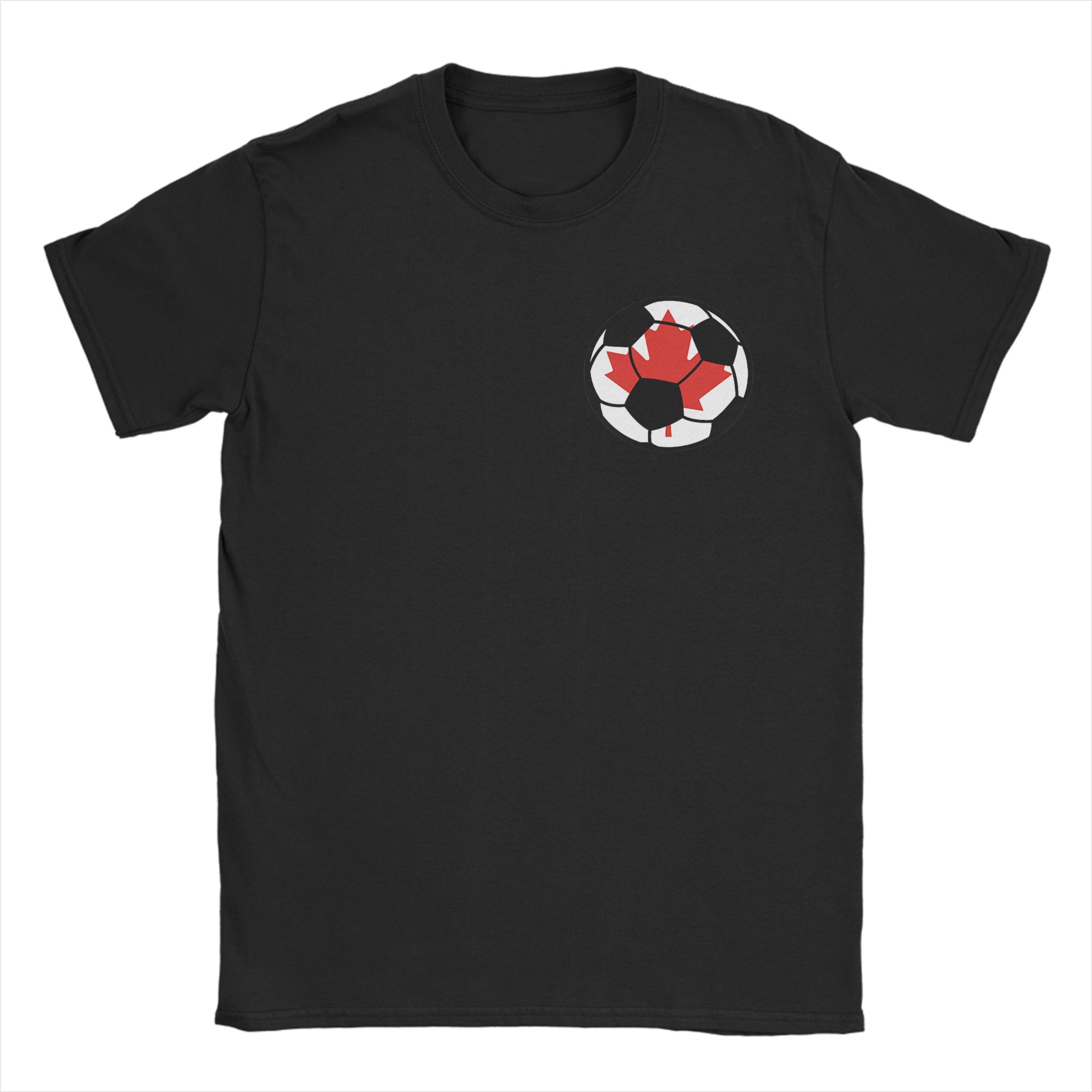 캐나다 축구 공 캐나다 국기 남자 티셔츠 독특한 티셔츠 - Summer Clothing Canada 리뷰 및 가격