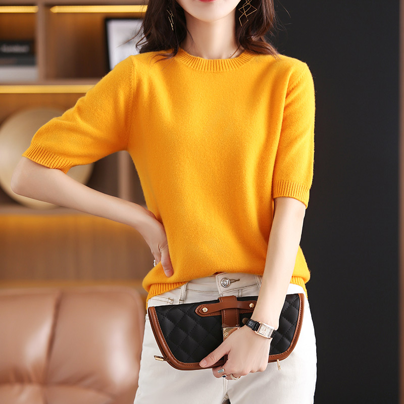 100% 울 캐시미어 여성용 스웨터 및 풀오버, O넥  - Summer Jumper Clothing 리뷰 및 가격