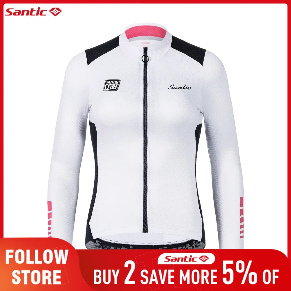 Santic Outlet 여성용 사이클링 저지 여름 긴 - Summer Clothing Outlet 리뷰 및 가격
