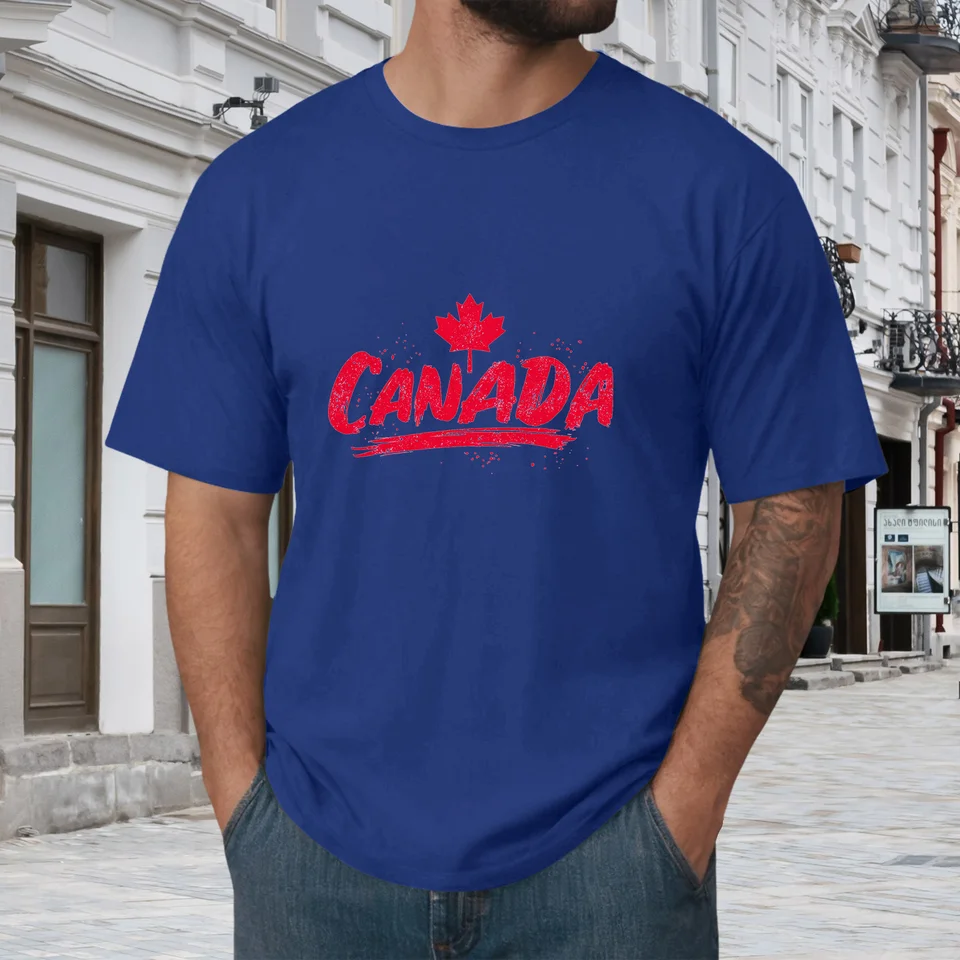 패션 메이플 리프 캐나다 국기 남성 티셔츠 여름 캐주얼 - Summer Clothing Canada 리뷰 및 가격