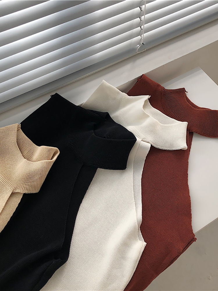 니트 스웨터 오프 숄더 풀오버 스웨터 여성용 민소매 터 - Summer Jumper Clothing 리뷰 및 가격