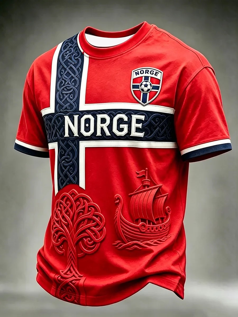 2026년 여름 남성용 노르웨이 바이킹 축구 티셔츠 그 - Summer Viking Clothing 리뷰 및 가격