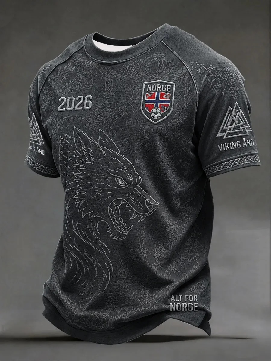 2026년 여름 남성용 노르웨이 바이킹 축구 티셔츠 그 - Summer Viking Clothing 리뷰 및 가격