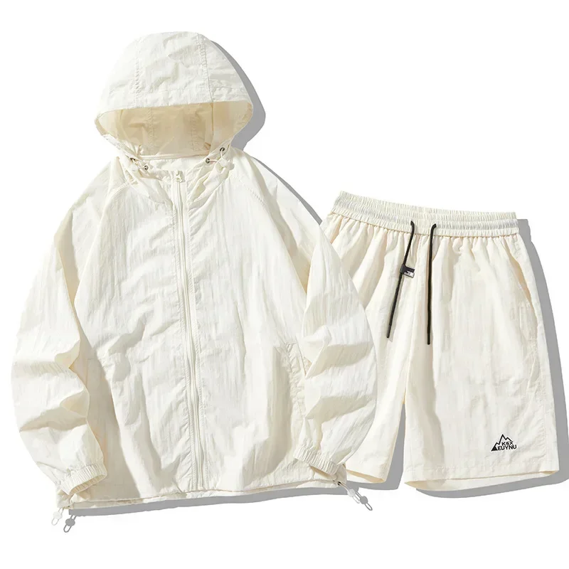 아이스 실크 야외 자외선 차단 의류 세트 모자 얇고 통 - Summer Outdoor Clothing 리뷰 및 가격