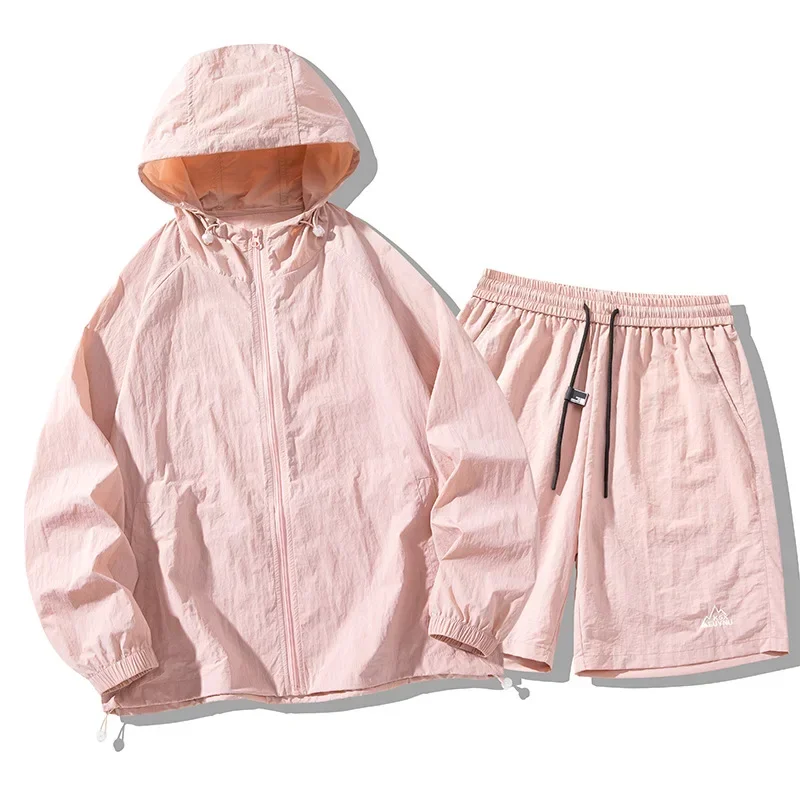 아이스 실크 야외 자외선 차단 의류 세트 모자 얇고 통 - Summer Outdoor Clothing 리뷰 및 가격